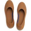 imageWomens Ballet Flat Dressy Casual Knit Shoes Round Toe Women Mesh FlatsL19light Brown