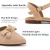 imageAlicegana Flats for Women Shoes 2025 Dressy Closed Pointed Toe Ballet Shoes Comfortable Business Casual Wedding FootwearApricot