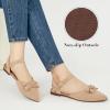 imageAlicegana Flats for Women Shoes 2025 Dressy Closed Pointed Toe Ballet Shoes Comfortable Business Casual Wedding FootwearApricot