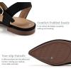 imageAlicegana Womens Sandals Flat Shoes  Closed Pointed Toe Dressy Flats 2025 Comfortable Business Casual Walking SandalBlack