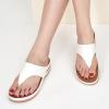 imageAlicegana Womens Sandals Wedge Shoes Comfortable Dressy Summer Flip Flops Casual Walking Beach SlidesWhite