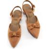 imageAlicegana Flats for Women Shoes 2025 Dressy Closed Pointed Toe Ballet Shoes Comfortable Business Casual Wedding FootwearLightbrown