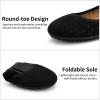 imageAlicegana Ballet Flats for Women Dressy Round Toe Slip on Suede Comfortable Women Shoes Casual Work Walking Loafers 2025Black