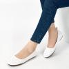 imageAlicegana Ballet Flats for Women Dressy Round Toe Slip on Suede Comfortable Women Shoes Casual Work Walking Loafers 2025White