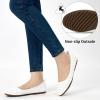 imageAlicegana Ballet Flats for Women Dressy Round Toe Slip on Suede Comfortable Women Shoes Casual Work Walking Loafers 2025White