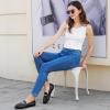 imageAlicegana Loafers for Women Casual Shoes  Comfortable Slip On Penny Loafers Work Dress Business Driving Walking FlatsBlack