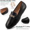 imageAlicegana Loafers for Women Casual Shoes  Comfortable Slip On Penny Loafers Work Dress Business Driving Walking FlatsBlack