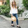 imageAlicegana Loafers for Women Casual Shoes  Comfortable Slip On Penny Loafers Work Dress Business Driving Walking FlatsBlack Suede