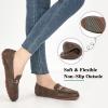 imageAlicegana Loafers for Women Casual Shoes  Comfortable Slip On Penny Loafers Work Dress Business Driving Walking FlatsLightbrown