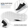 imageAlicegana Womens Sneakers Fashion Walking Casual Lightweight Tennis ShoesBlack