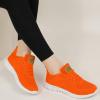 imageAlicegana Womens Sneakers Tennis Shoes Lightweight Non Slip Casual Walking RunningOrange