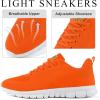 imageAlicegana Womens Sneakers Tennis Shoes Lightweight Non Slip Casual Walking RunningOrange