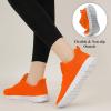 imageAlicegana Womens Sneakers Tennis Shoes Lightweight Non Slip Casual Walking RunningOrange
