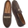 imageAlicegana Loafers for Women Casual Shoes  Comfortable Slip On Penny Loafers Work Dress Business Driving Walking FlatsLightbrown