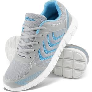 imageAlicegana Womens Sneakers Fashion Walking Casual Lightweight Tennis ShoesGrey