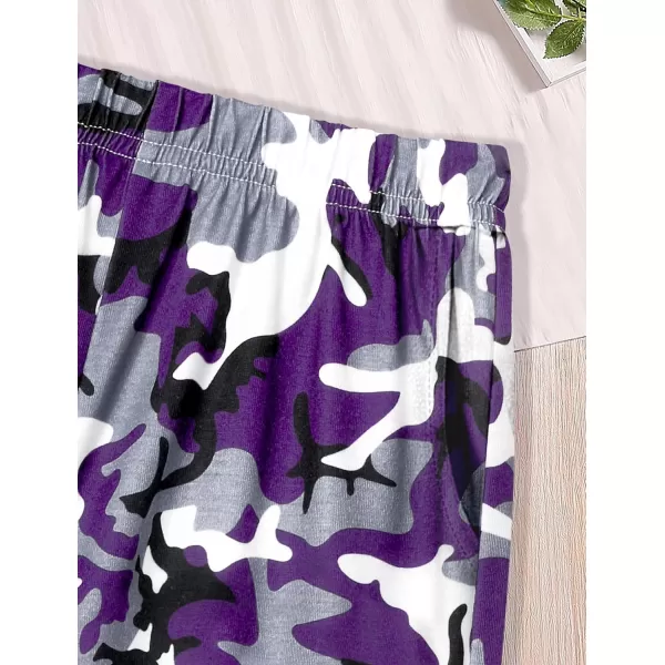 Girls 2 Piece Outfits Kids Clothes Cute Cool Girl Crop Tops + Camouflage Pants Summer Clothing Sets