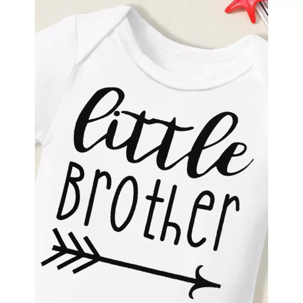 Newborn Baby Boy Clothes New To The Crew Letter Print Romper+Pants+Striped Hat 3pcs Infant Outfits Set