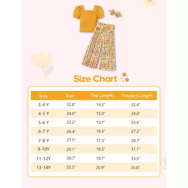 Toddler Little Girl Clothes Outfits Set Square Neck Tops + Pleated Pants + Headband 3pcs Kids Clothing