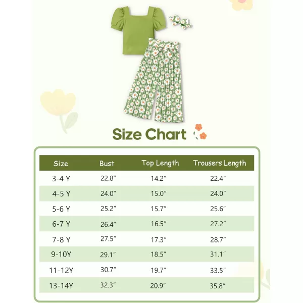Toddler Little Girl Clothes Outfits Set Square Neck Tops + Pleated Pants + Headband 3pcs Kids Clothing