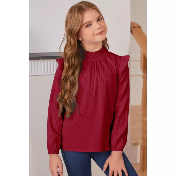 blibean Girl Elegant Tops Semi Formal Blouses Size 6-15 Years