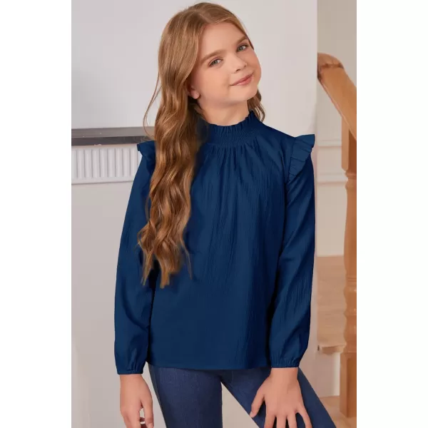 blibean Girl Elegant Tops Semi Formal Blouses Size 6-15 Years