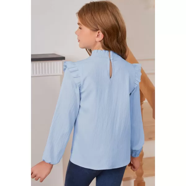 blibean Girl Elegant Tops Semi Formal Blouses Size 6-15 Years