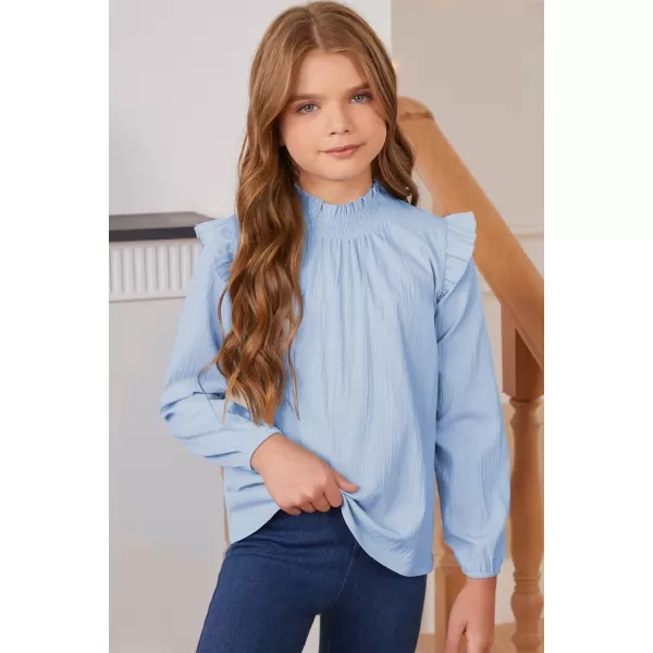 blibean Girl Elegant Tops Semi Formal Blouses Size 6-15 Years