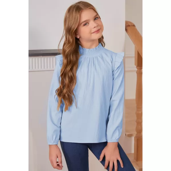 blibean Girl Elegant Tops Semi Formal Blouses Size 6-15 Years