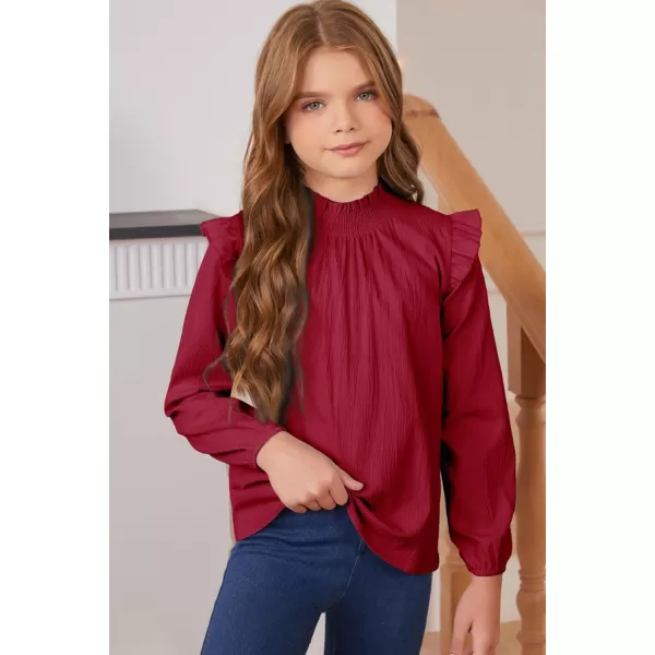 blibean Girl Elegant Tops Semi Formal Blouses Size 6-15 Years