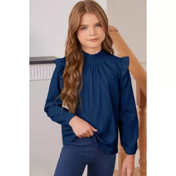 blibean Girl Elegant Tops Semi Formal Blouses Size 6-15 Years