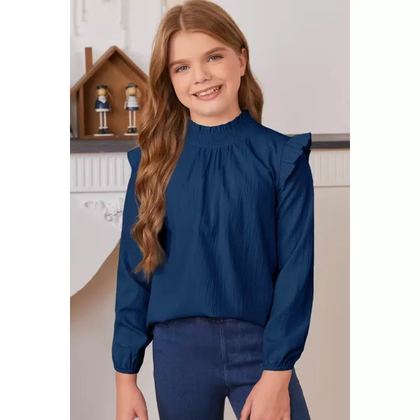 blibean Girl Elegant Tops Semi Formal Blouses Size 6-15 Years