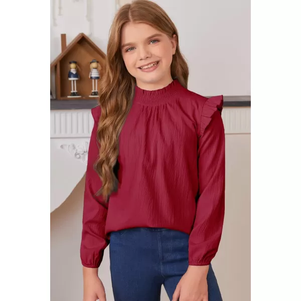 blibean Girl Elegant Tops Semi Formal Blouses Size 6-15 Years
