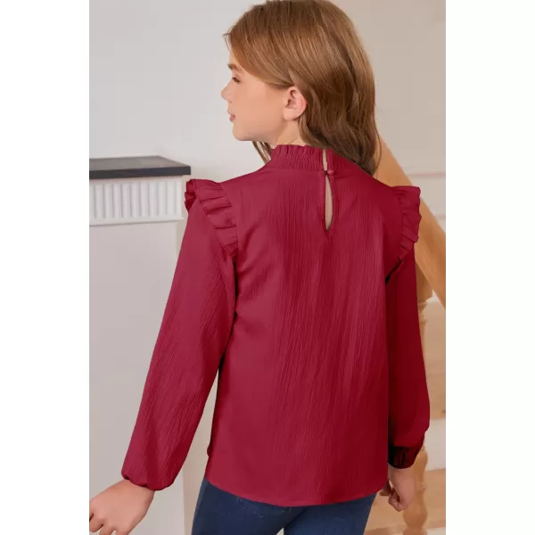 blibean Girl Elegant Tops Semi Formal Blouses Size 6-15 Years