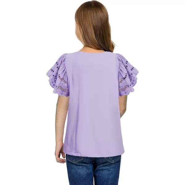 blibean Girl Fashion Cotton Shirts Summer Tops 4-15 Years Old
