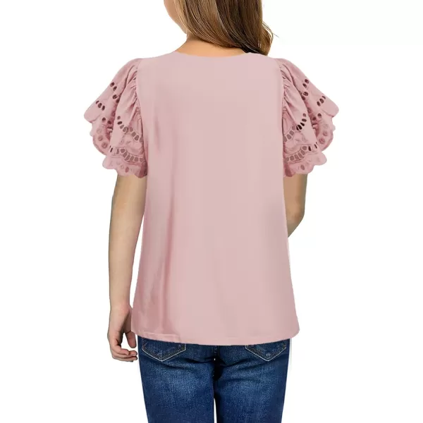 blibean Girl Fashion Cotton Shirts Summer Tops 4-15 Years Old
