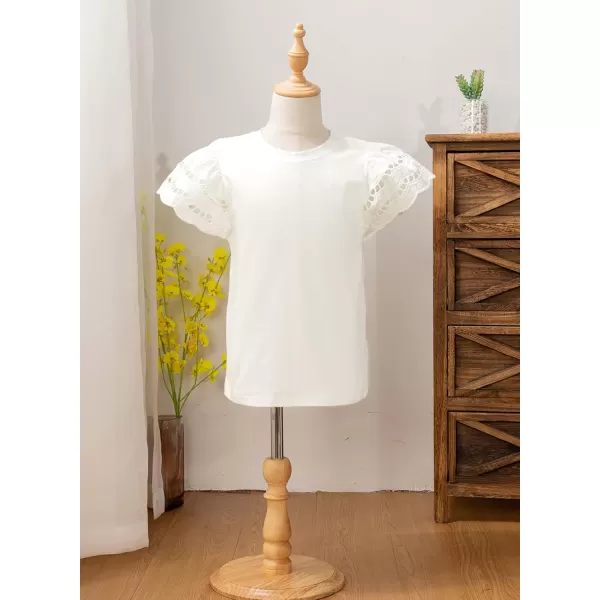 blibean Girl Fashion Cotton Shirts Summer Tops 4-15 Years Old