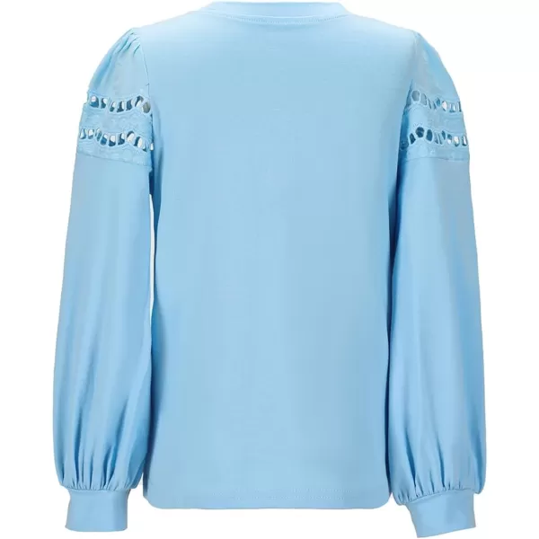 blibean Girl Fashion Cotton Shirts Summer Tops 4-15 Years Old