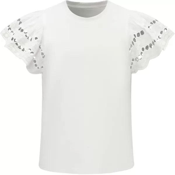 blibean Girl Fashion Cotton Shirts Summer Tops 4-15 Years Old
