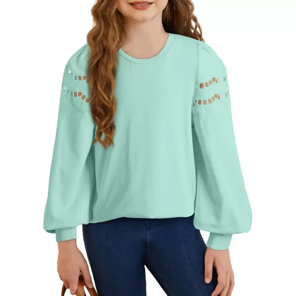 blibean Girl Fashion Cotton Shirts Summer Tops 4-15 Years Old