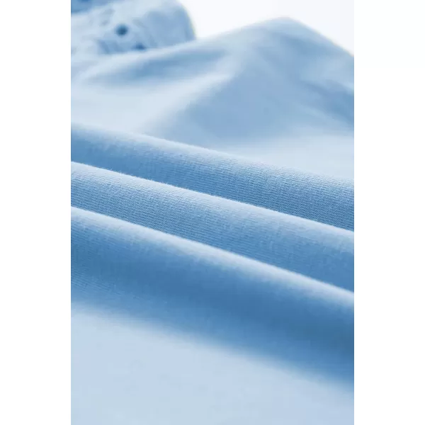 blibean Girl Fashion Cotton Shirts Summer Tops 4-15 Years Old