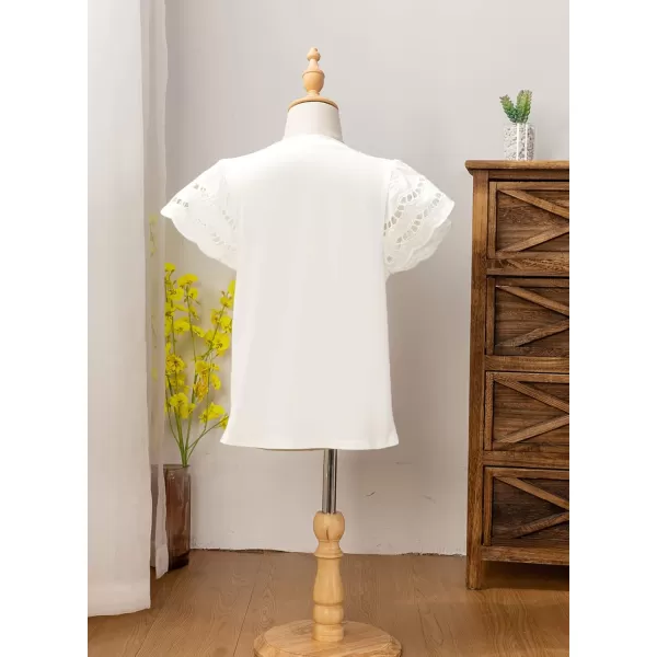 blibean Girl Fashion Cotton Shirts Summer Tops 4-15 Years Old