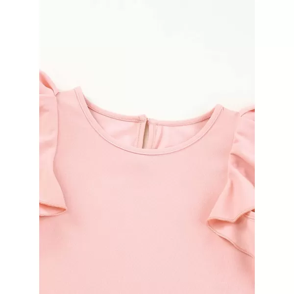 blibean Girl Ruffle Sleeve Shirts Stylish Tops Size 4-16 Years