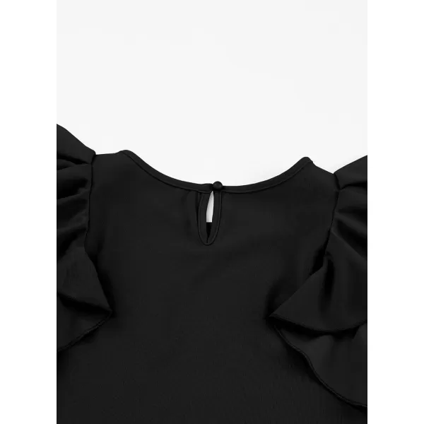blibean Girl Ruffle Sleeve Shirts Stylish Tops Size 4-16 Years