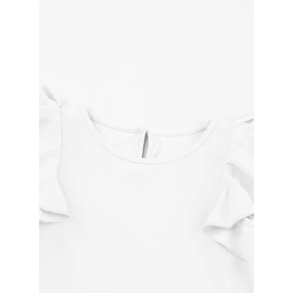 blibean Girl Ruffle Sleeve Shirts Stylish Tops Size 4-16 Years