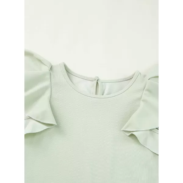 blibean Girl Ruffle Sleeve Shirts Stylish Tops Size 4-16 Years