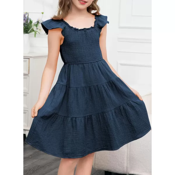 blibean Girls 2024 Tween Summer Cotton Sundress Size 6-15 Years Old