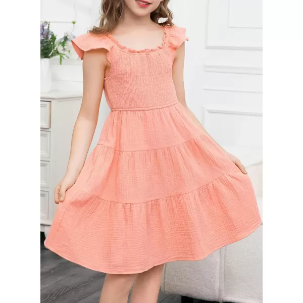 blibean Girls 2024 Tween Summer Cotton Sundress Size 6-15 Years Old