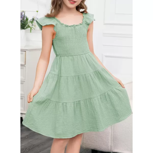 blibean Girls 2024 Tween Summer Cotton Sundress Size 6-15 Years Old