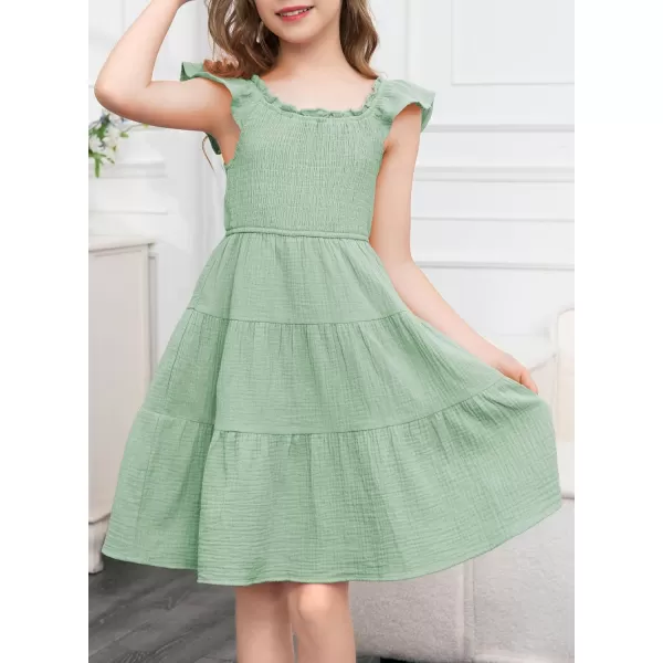 blibean Girls 2024 Tween Summer Cotton Sundress Size 6-15 Years Old