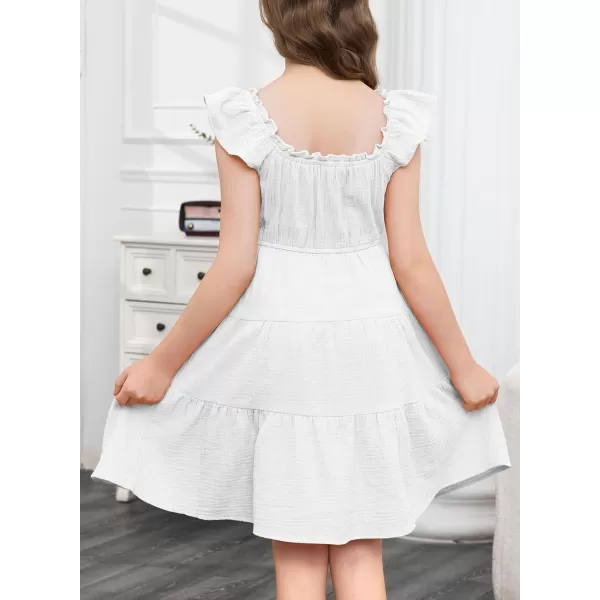 blibean Girls 2024 Tween Summer Cotton Sundress Size 6-15 Years Old